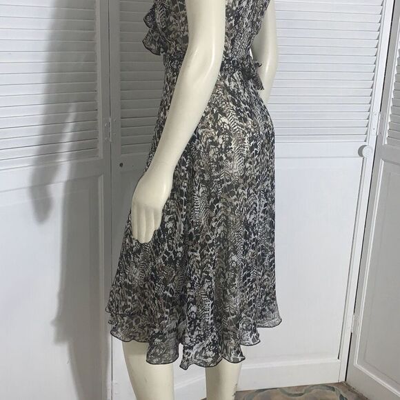 Vintage 90’s Whimsigoth Dark Chiffon Ruffle Two piece Skirt Set - Picture 11 of 16